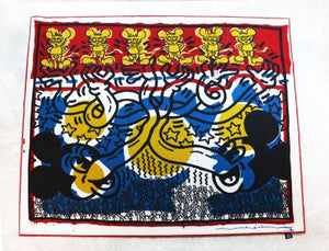 Keith Haring X Disney - Rug (Blue)
