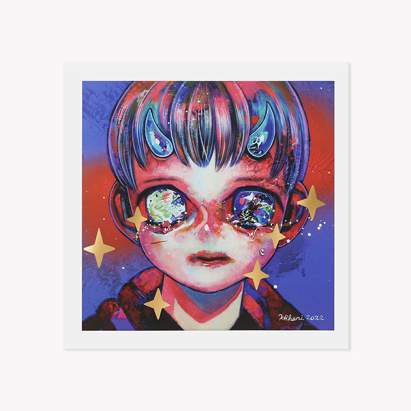 パステルアート 彼方に灯る光 パステル画原画 絵画 T's Arts